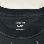 Hermes Black Cartouche Molle Short Sleeve Top 34 — view 3