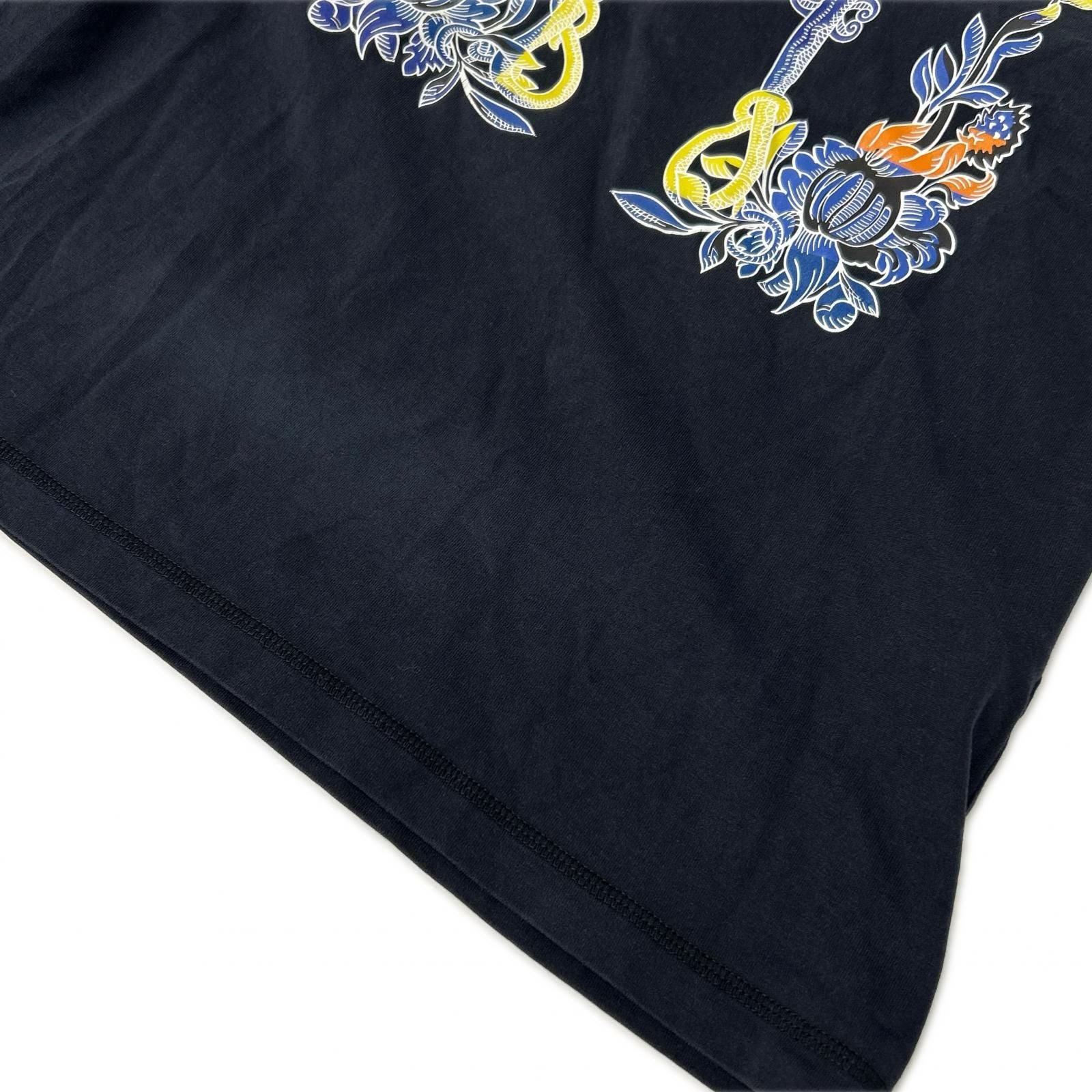 Hermes Black Cartouche Della Cavalleria Short Sleeve Top 36 — view 6