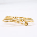 Loewe Anagram Brooch Gold — view 2