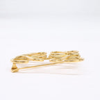 Loewe Anagram Brooch Gold — view 3