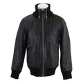 Hermes Zip Up Leather Jacket 46