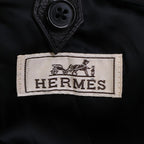 Hermes Zip Up Leather Jacket 46 — view 5