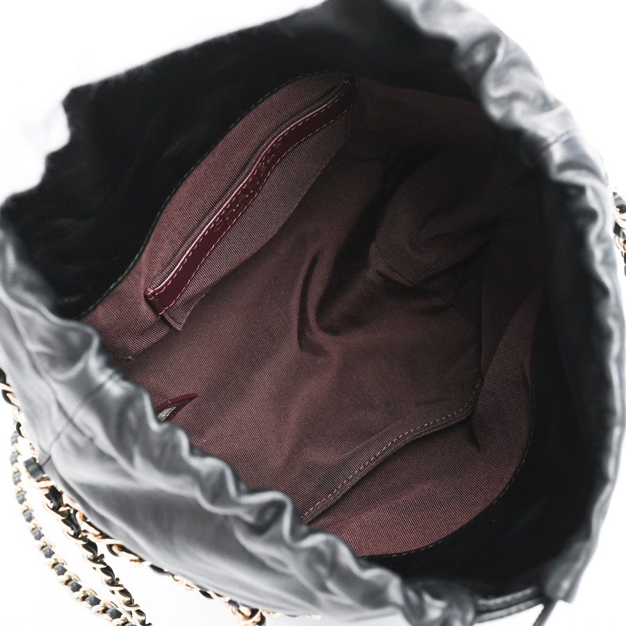 Chanel Shoulder Bag Chain Baguette Drawstring — view 4
