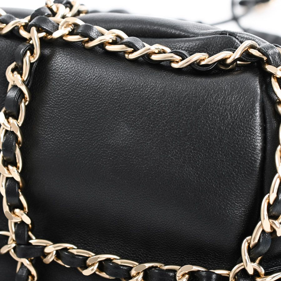Chanel Shoulder Bag Chain Baguette Drawstring — view 7