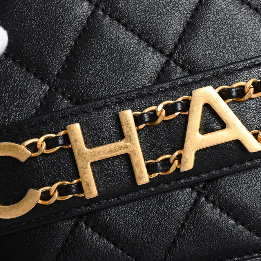 Chanel Shoulder Bag Logo Flap Chain — view 8