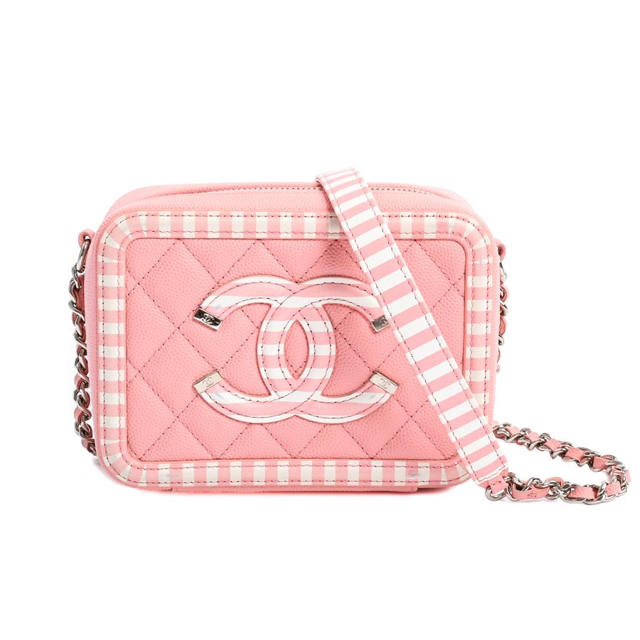 Chanel Shoulder Bag CC Filigree Mini Vanity