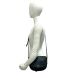 Loewe Vintage Anagram Logo Embossed Leather Shoulder Bag Pochette Crossbody — view 2
