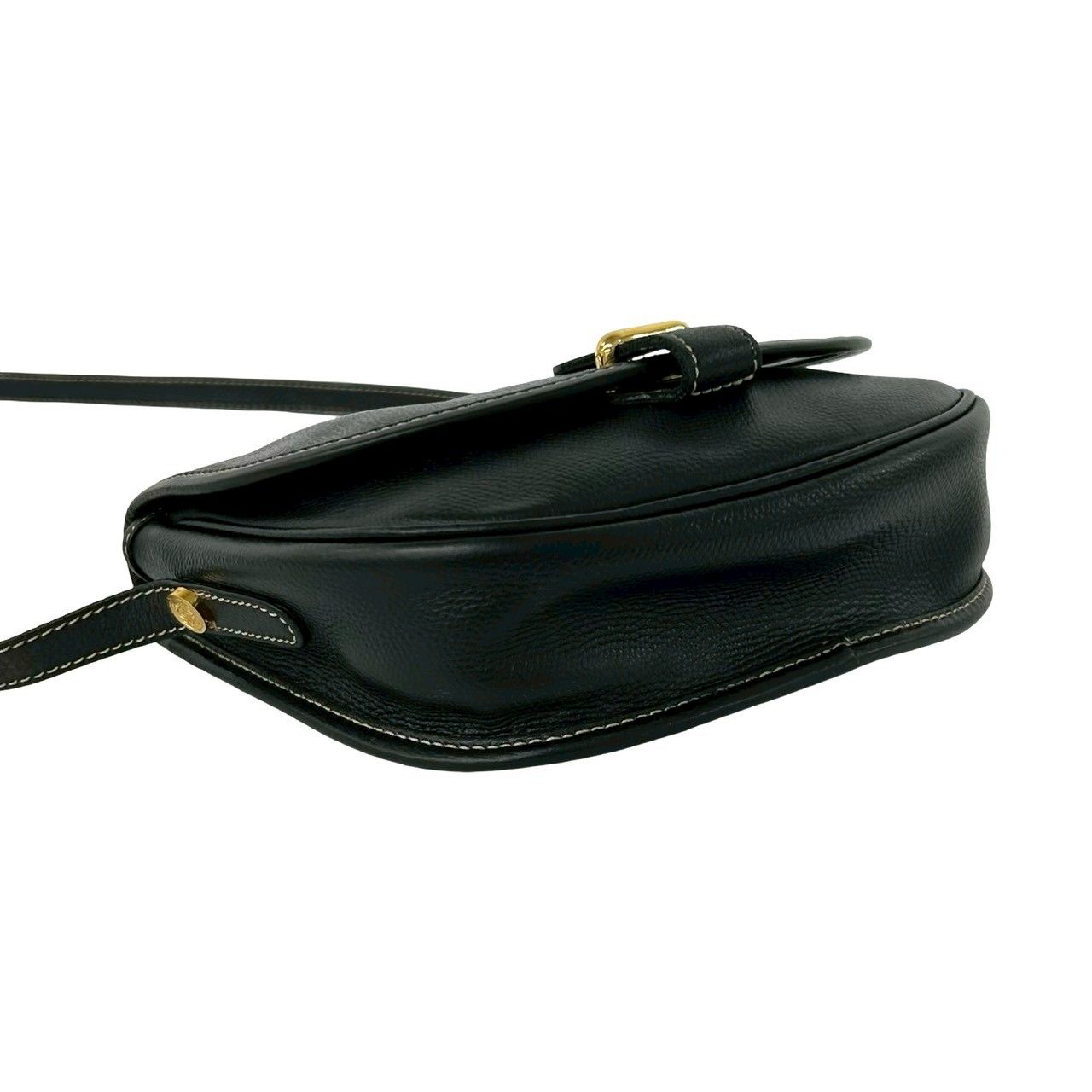 Loewe Vintage Anagram Logo Embossed Leather Shoulder Bag Pochette Crossbody — view 7