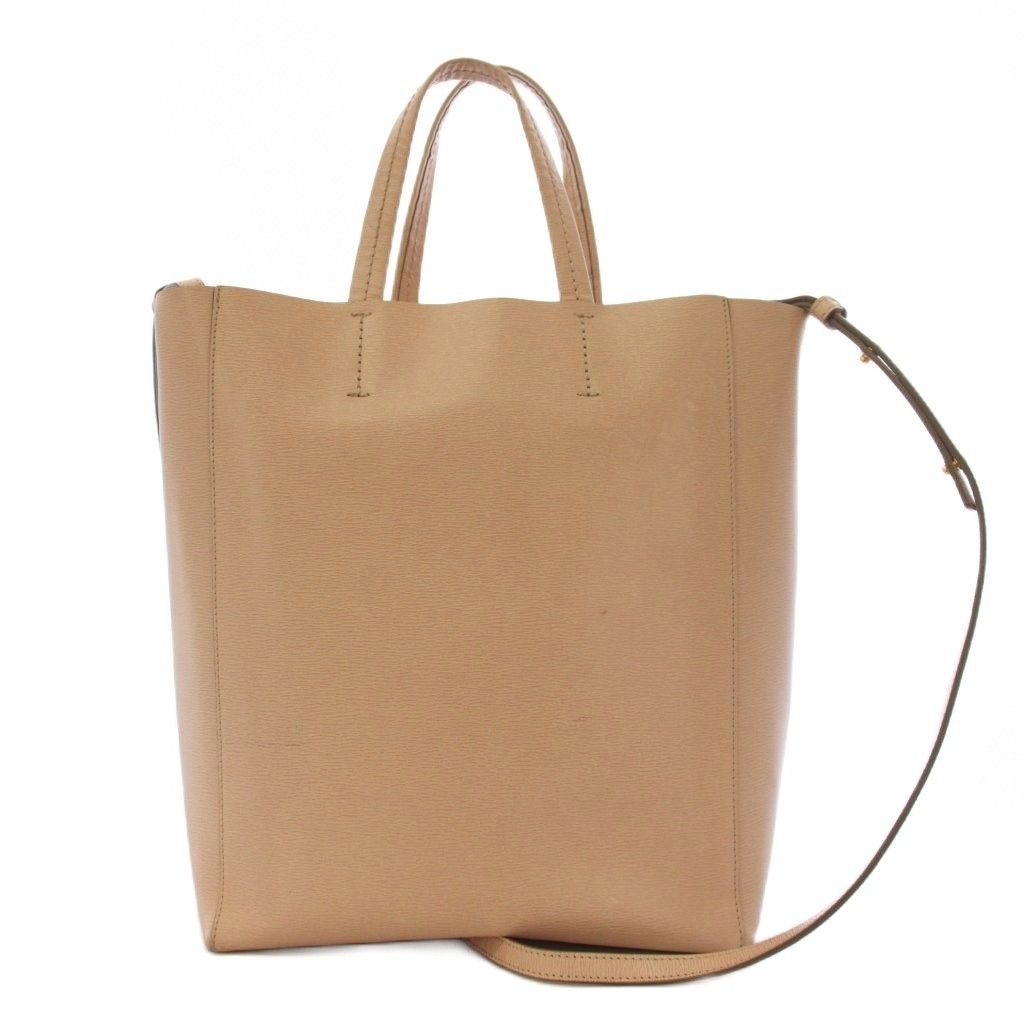 Celine Vertical Cabas Small Shoulder Bag 2-Way Leather Pink — view 3
