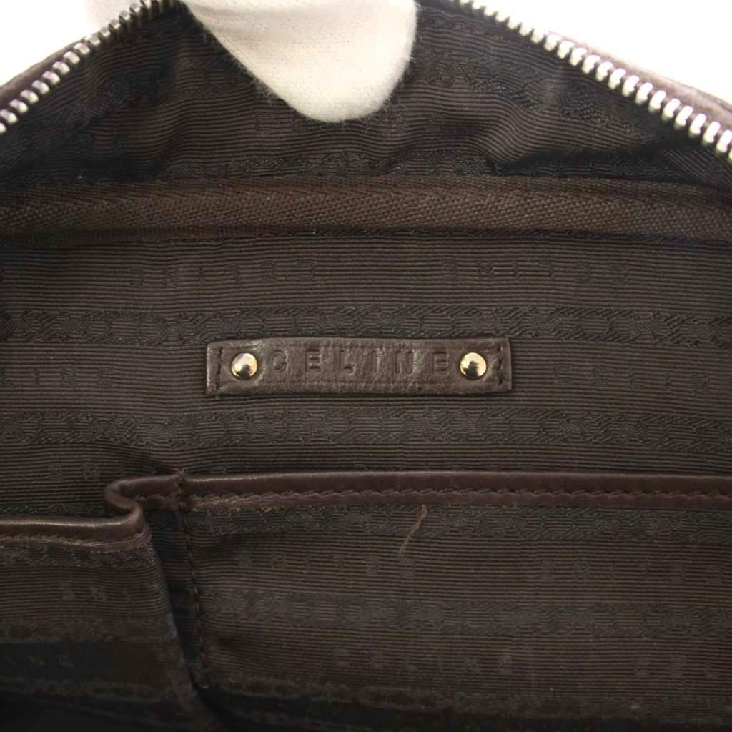 Celine Boogie Bag Handbag Leather Brown — view 5