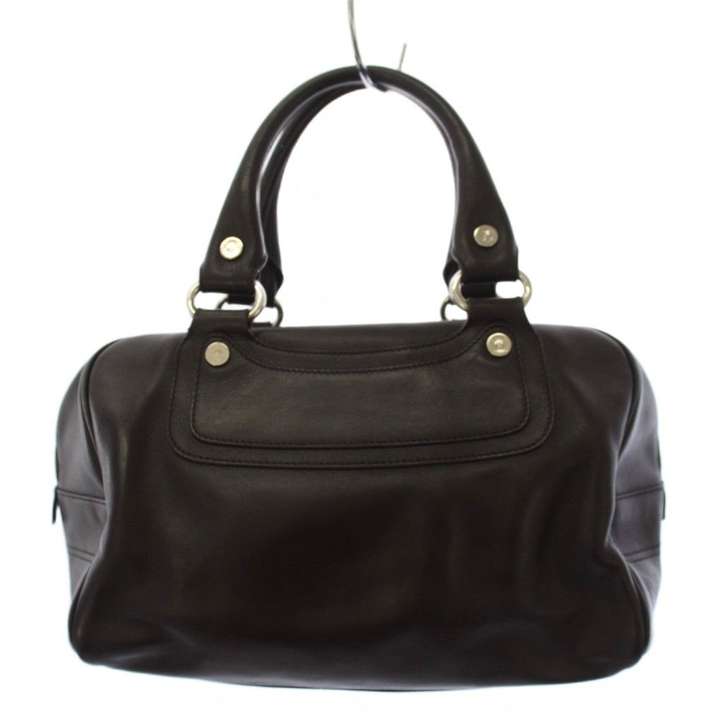 Celine Boogie Bag Handbag Leather Brown — view 3