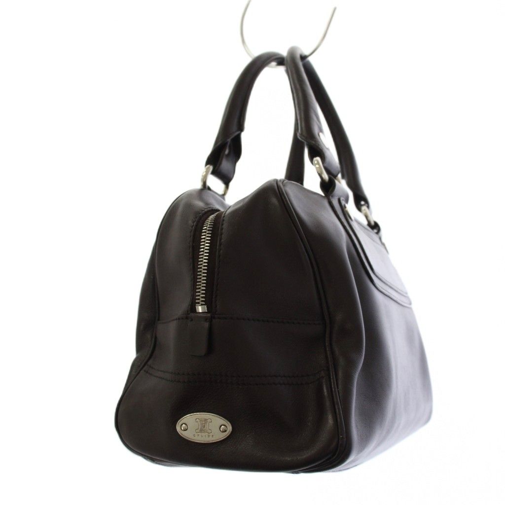 Celine Boogie Bag Handbag Leather Brown — view 2