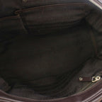 Celine Boogie Bag Handbag Leather Brown — view 6