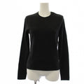 Hermes Knit Sweater Cashmere Lightweight Long Sleeve SM Gray HN
