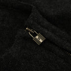 Hermes Knit Sweater Cashmere Lightweight Long Sleeve SM Gray HN — view 5