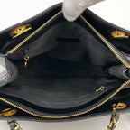 Chanel Tote CC Logo Caviar Leather Black — view 6