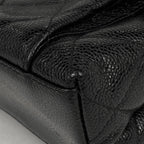 Chanel Tote CC Logo Caviar Leather Black — view 3