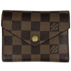 Louis Vuitton Portefeuille Victorine Trifold Wallet Damier Brown