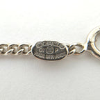 Chanel Necklace CC Logo Camellia Silver Plated Rhinestone — view 5