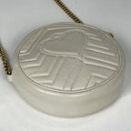 Gucci Shoulder Bag GG Marmont Leather Ivory — view 2