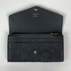 Louis Vuitton Portefeuille Sarah Wallet Monogram Empreinte Noir — view 7