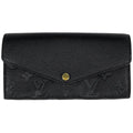 Louis Vuitton Portefeuille Sarah Wallet Monogram Empreinte Noir