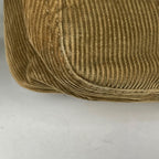 Fendi Shoulder Bag Zucca Logo Corduroy Brown — view 3