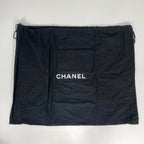 Chanel New Travel Line Tote MM CC Logo Nylon Jacquard Black — view 7