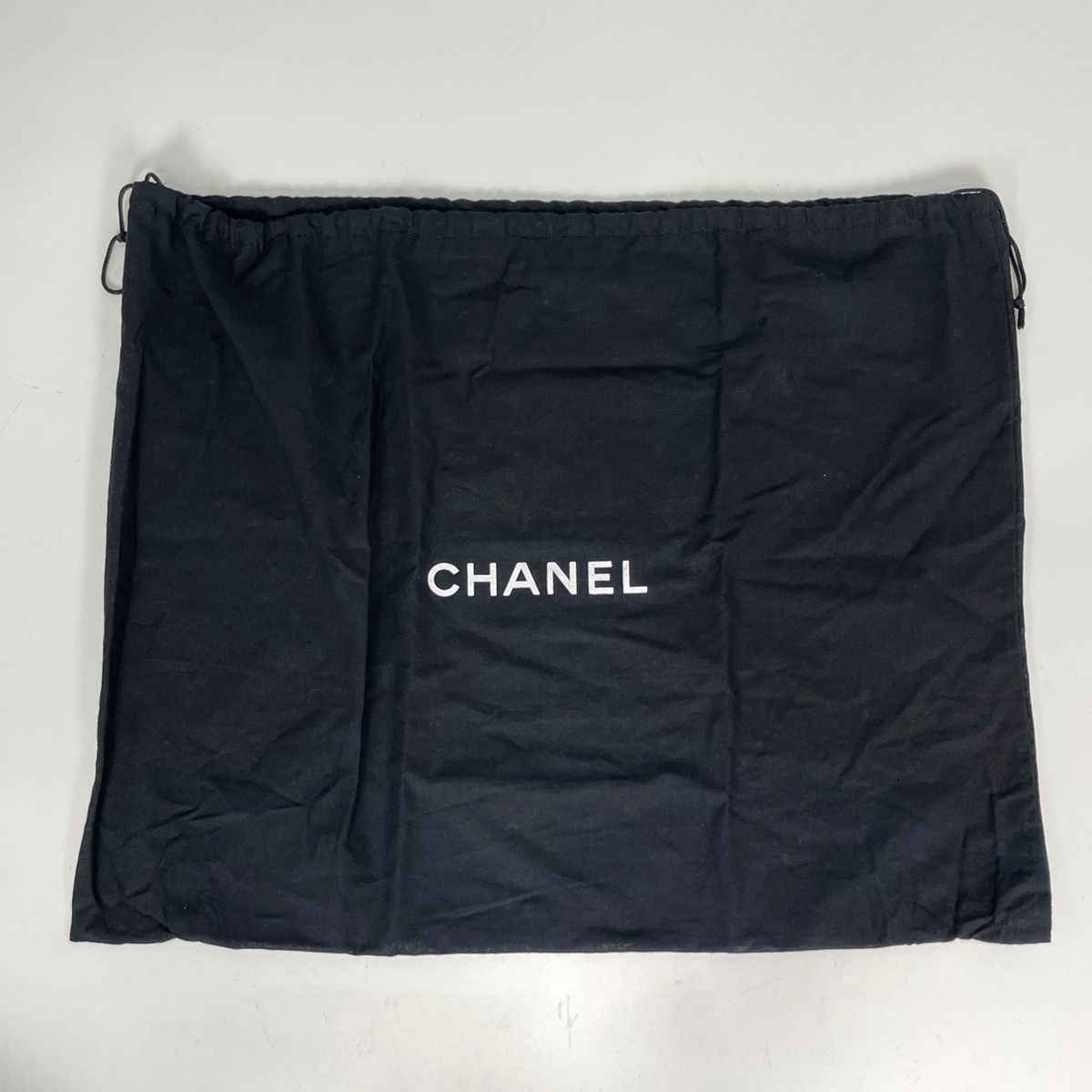Chanel New Travel Line Tote MM CC Logo Nylon Jacquard Black — view 7