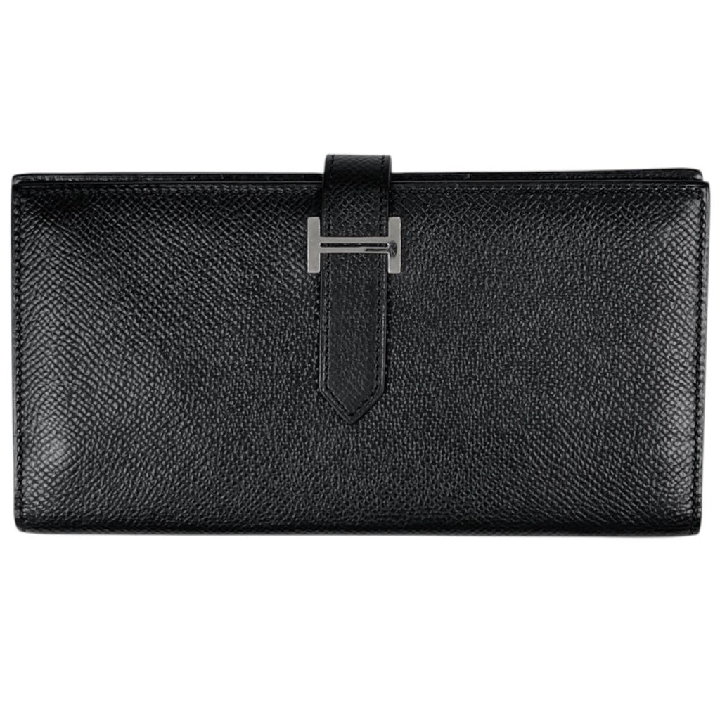 Hermes Bearn Souffle Wallet Veau Epsom Noir