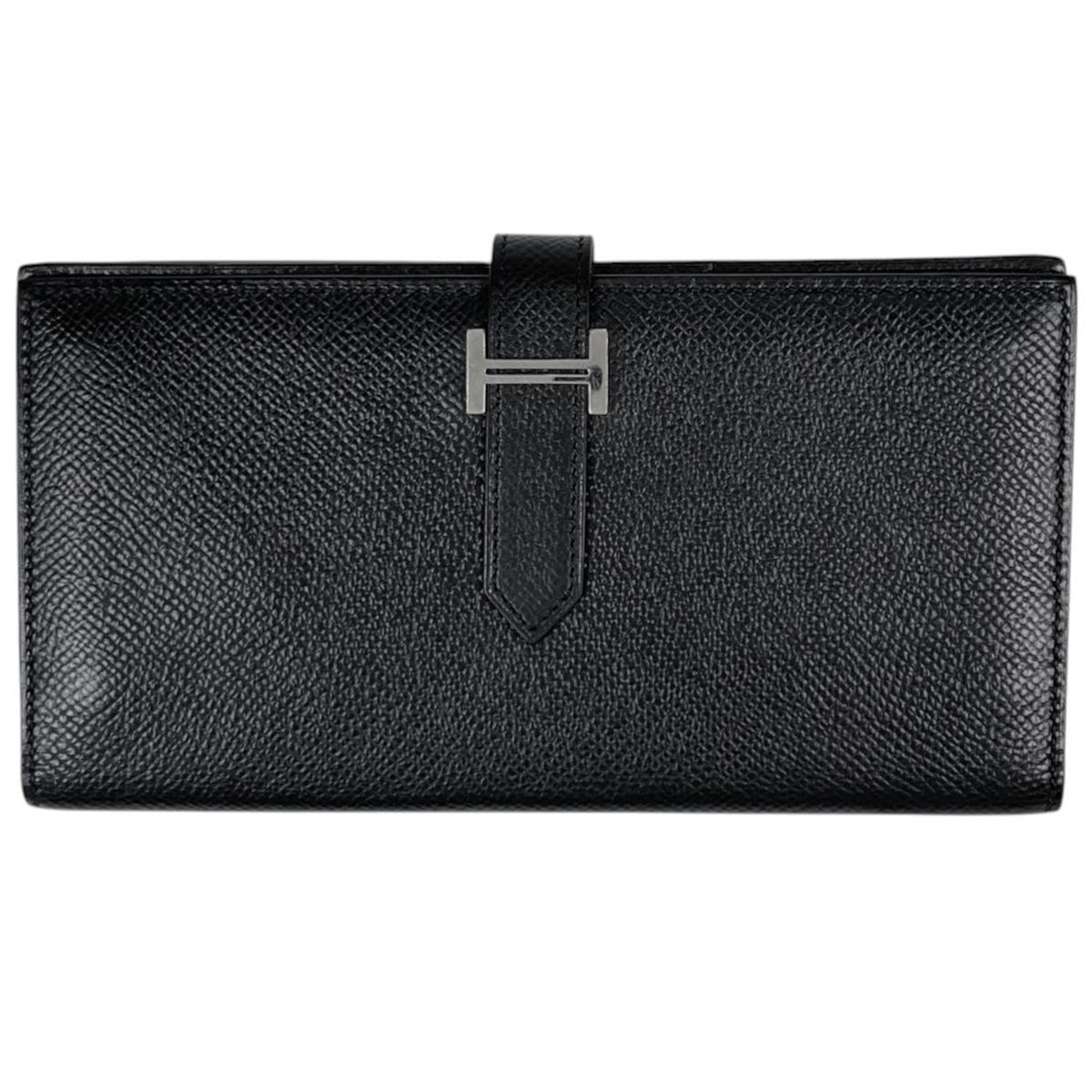 Hermes Bearn Souffle Wallet Veau Epsom Noir