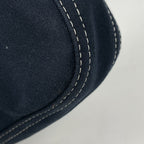 Fendi Zucca Logo Mamma Baguette Shoulder Bag Canvas Navy — view 3