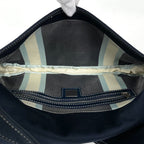 Fendi Zucca Logo Mamma Baguette Shoulder Bag Canvas Navy — view 6