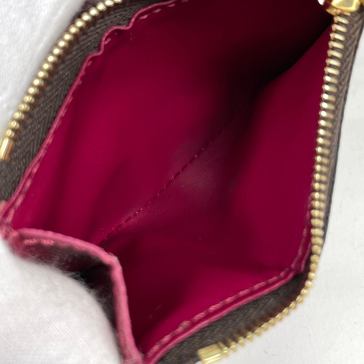 Louis Vuitton Portefeuille Zoe Trifold Wallet Monogram Brown Fuchsia — view 6