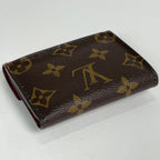Louis Vuitton Portefeuille Zoe Trifold Wallet Monogram Brown Fuchsia — view 2