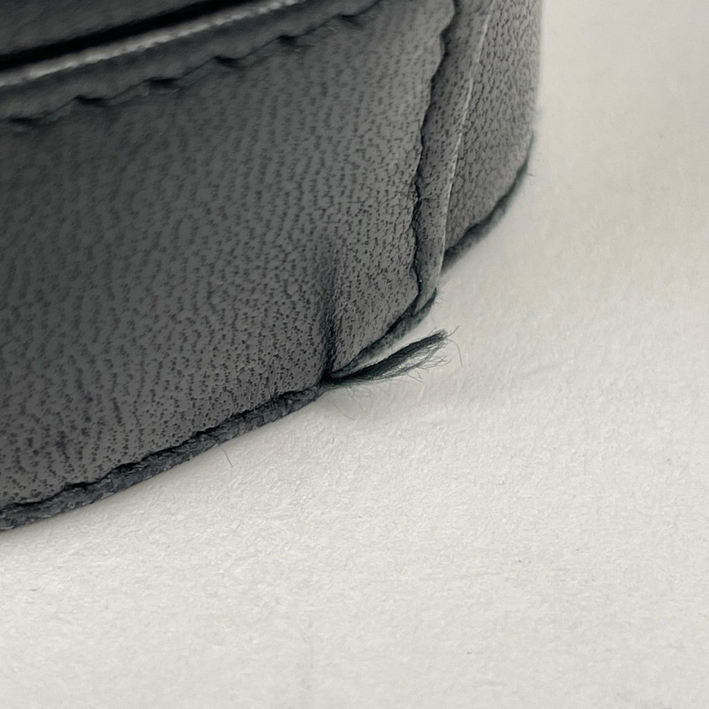 Chanel Quilted Shoulder Bag CC Logo Fringe Leather Black — view 4