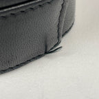 Chanel Quilted Shoulder Bag CC Logo Fringe Leather Black — view 4
