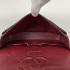 Chanel Shoulder Bag CC Logo Stitch Double Flap Leather Black — view 9
