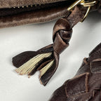 Bottega Veneta Handbag Intrecciato Hobo Leather Brown — view 6