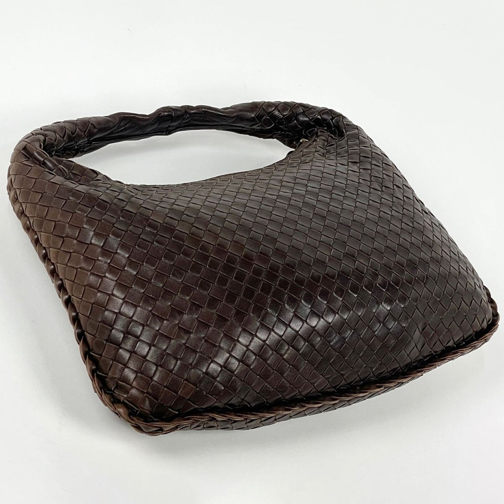 Bottega Veneta Handbag Intrecciato Hobo Leather Brown — view 2
