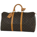 Louis Vuitton Keepall 50 Boston Bag Monogram Brown