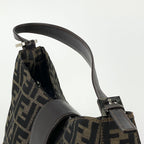 Fendi Shoulder Bag Zucca Pattern Canvas Brown — view 7