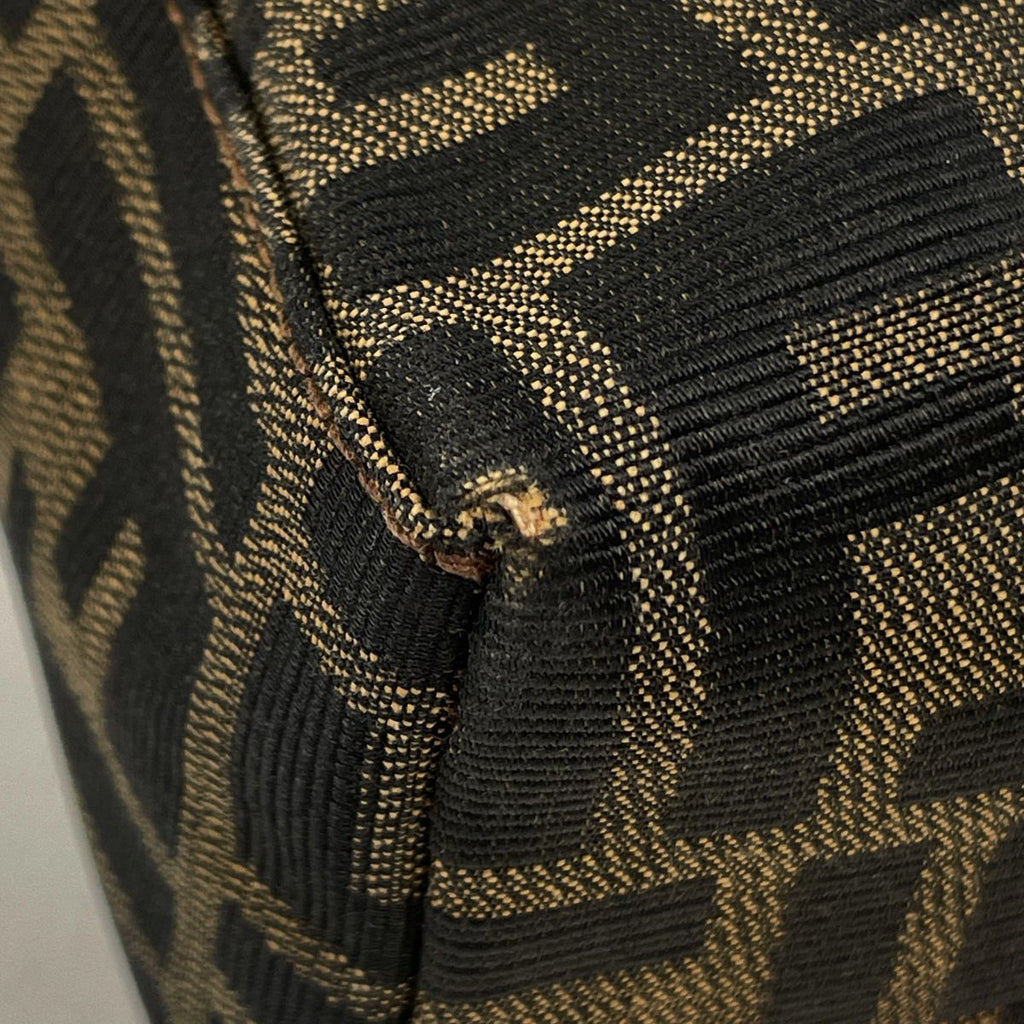 Fendi Shoulder Bag Zucca Pattern Canvas Brown — view 3