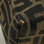 Fendi Shoulder Bag Zucca Pattern Canvas Brown — view 3