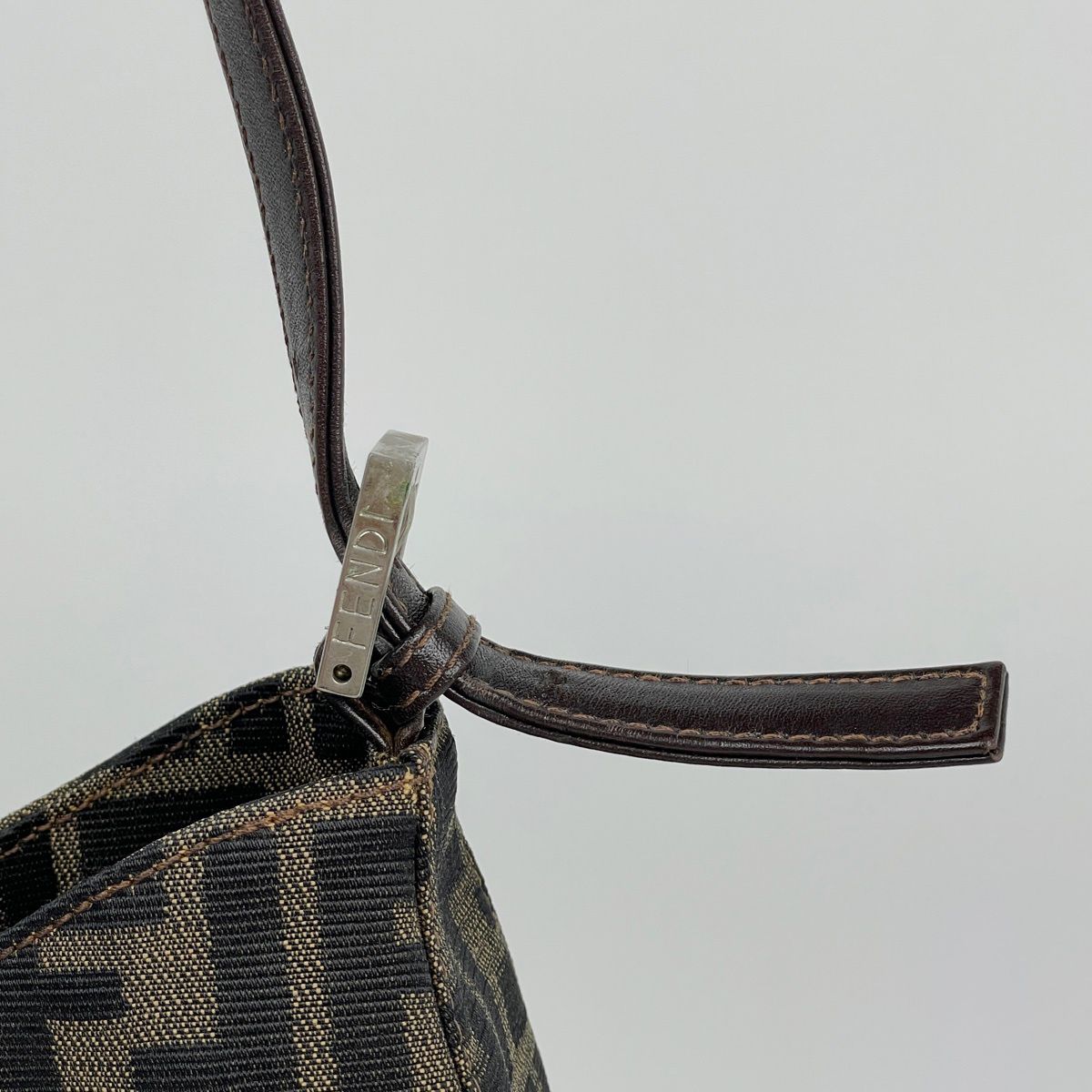 Fendi Shoulder Bag Zucca Pattern Canvas Brown — view 6