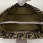 Fendi Shoulder Bag Zucca Pattern Canvas Brown — view 9