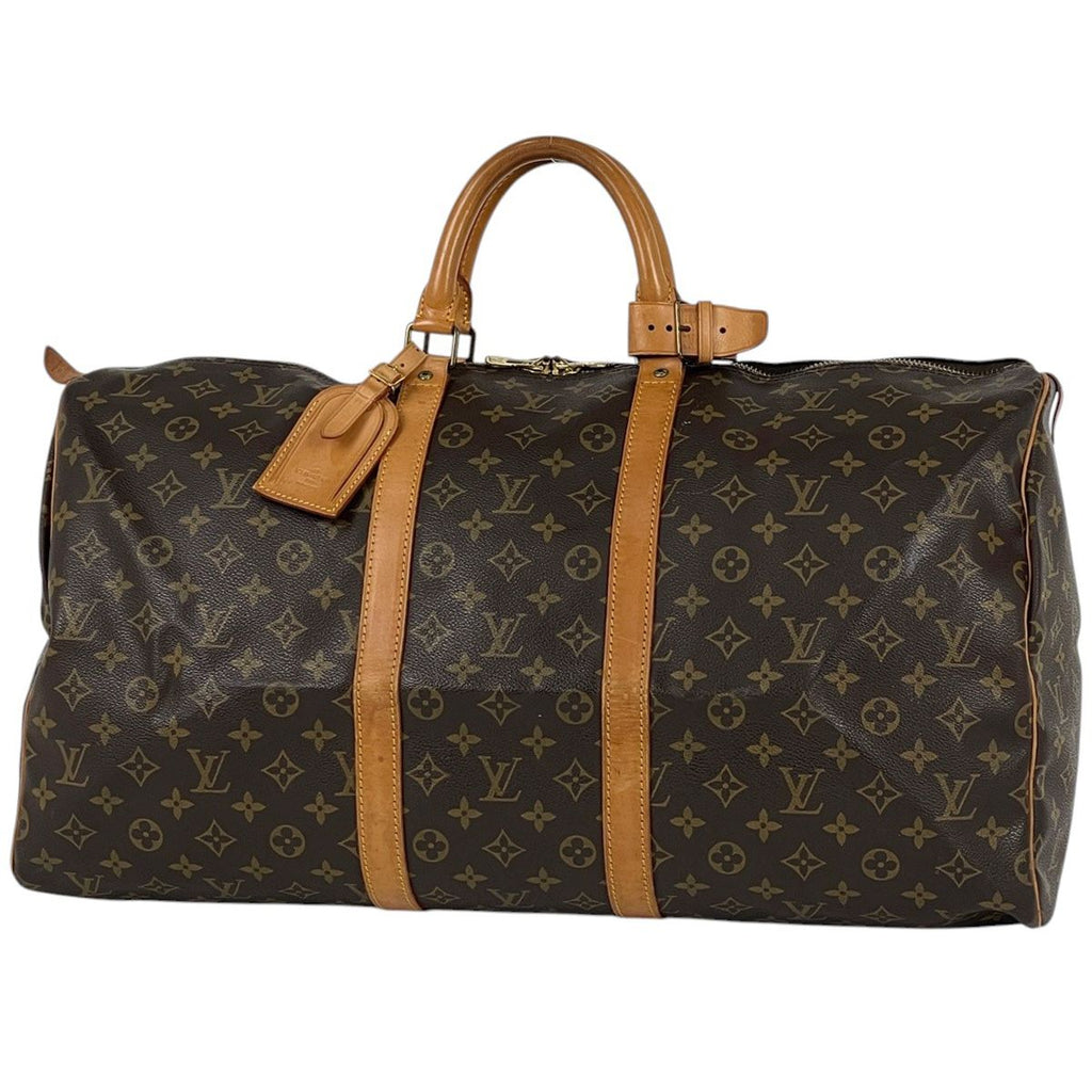 Louis Vuitton Keepall 55 Boston Bag Monogram Brown
