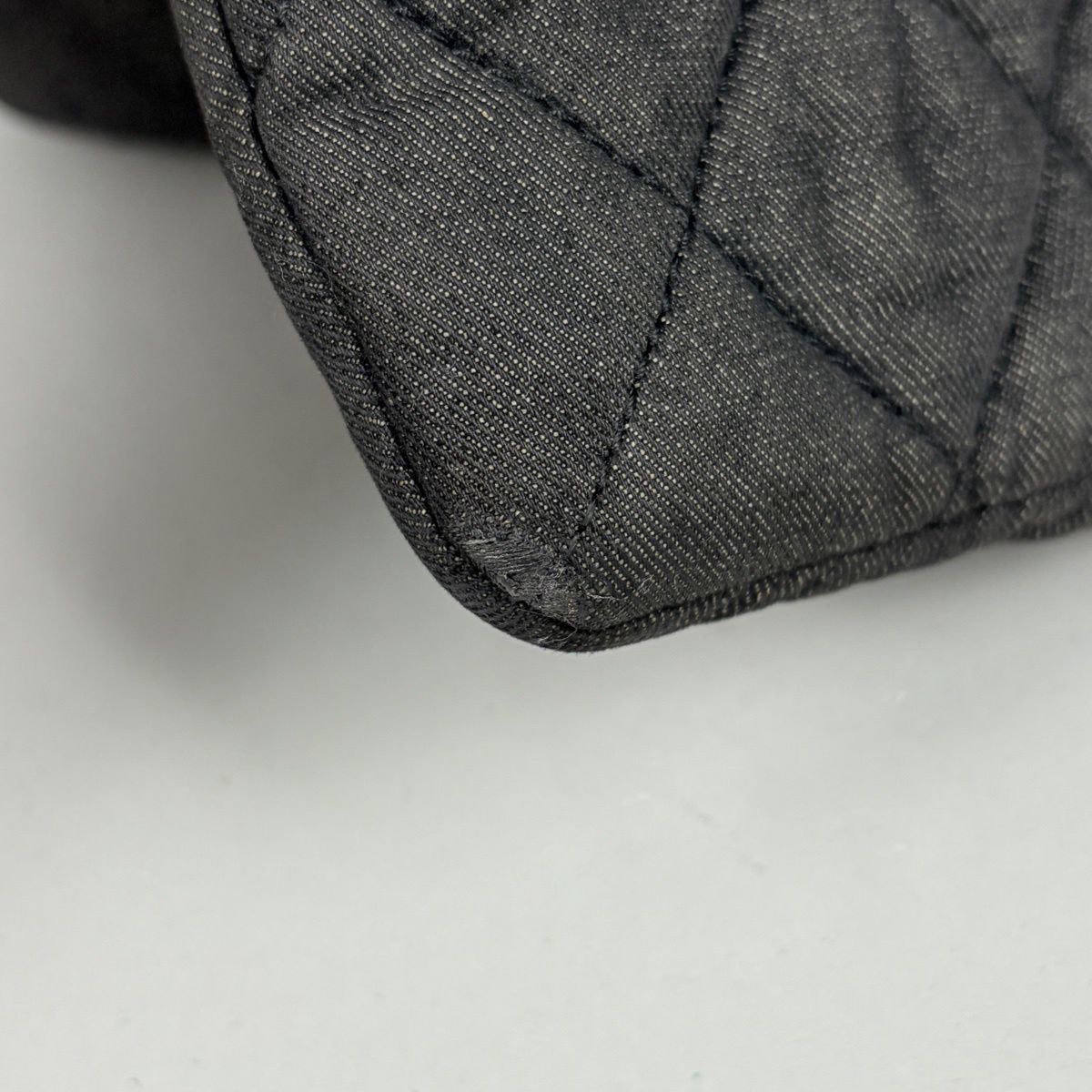Chanel Shoulder Bag Coco Cocoon Canvas Dark Gray — view 6