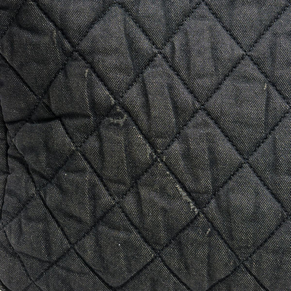 Chanel Shoulder Bag Coco Cocoon Canvas Dark Gray — view 4
