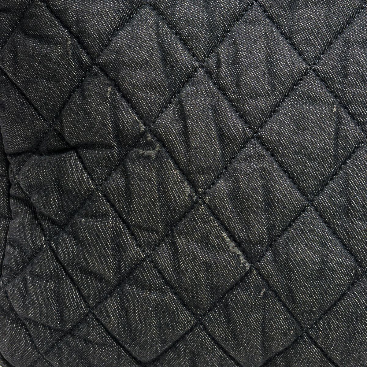 Chanel Shoulder Bag Coco Cocoon Canvas Dark Gray — view 4